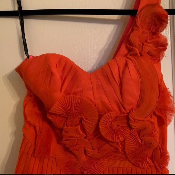 NWT sz small Bebe orange mini dress - Picture 3 of 4